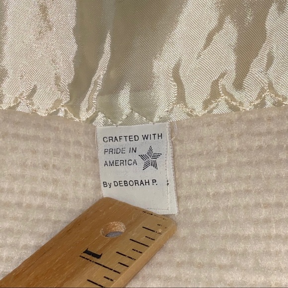 ❌SOLD❌Vintage waffle weave acrylic blanket pale - Picture 3 of 4